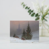 Winterlandschaft, 1811 von Caspar David Friedrich Postkarte (Stehend Vorderseite)