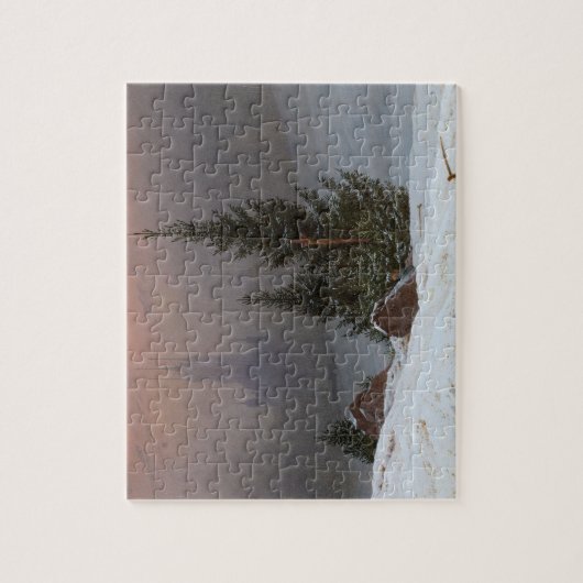 Winterlandschaft, 1811 von Caspar David Friedrich Puzzle (Vertikal)