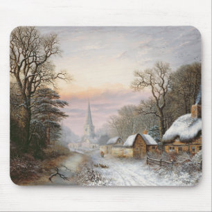 Winterlandschaft, 1869 mousepad