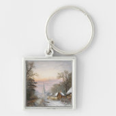 Winterlandschaft, 1869 schlüsselanhänger (Vorne)