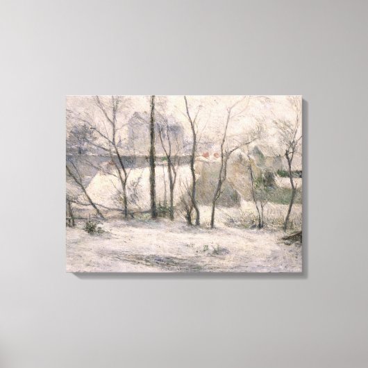 Winterlandschaft, 1879 leinwanddruck (Vorderseite)