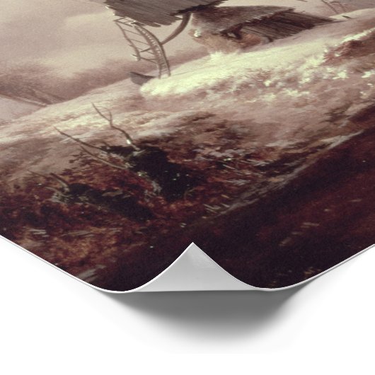 Winterlandschaft 2 poster (Ecke)