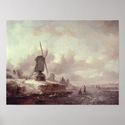 Winterlandschaft 2 poster (Vorne)