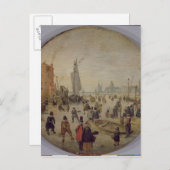 Winterlandschaft 2 postkarte (Vorne/Hinten)