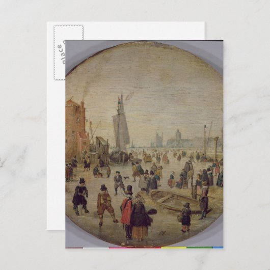 Winterlandschaft 2 postkarte (Vorne/Hinten)