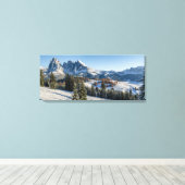 Winterlandschaft Alpe di Siusi - Leinwand (Insitu (Holzboden))