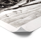 Winterlandschaft auf dem Campingplatz der Continen Poster (Ecke)