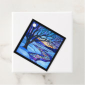 Winterlandschaft aus verkettetem Glas Geschenkanhänger (Beispiel)