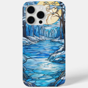 Winterlandschaft aus verkettetem Glas - Mondbeleuc Case-Mate iPhone Hülle