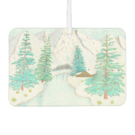 Winterlandschaft Autolufterfrischer