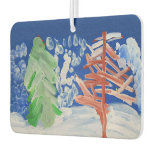 Winterlandschaft Autolufterfrischer