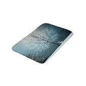 Winterlandschaft Badematte (Schrägansicht)