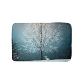 Winterlandschaft Badematte (Vorderseite)