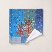 Winterlandschaft Badhandtuch Set (Waschlappen)