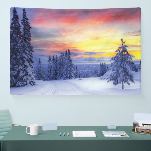 Winterlandschaft Banner (Messe)