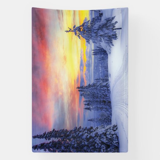 Winterlandschaft Banner (Vertikal)
