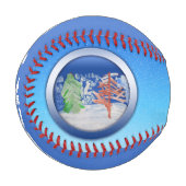 Winterlandschaft Baseball (Vorderseite Links)