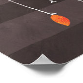 Winterlandschaft Bäume Kunst Poster (Ecke)