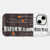 Winterlandschaft Bäume Malerei Case-Mate iPhone Hülle (Rückseite (Horizontal))