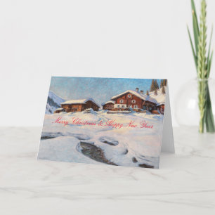 Winterlandschaft bei Davos Karte