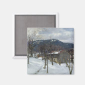 Winterlandschaft bei Kutterling, 1899 Magnet (Vorderseite/Rückseite)