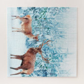 Winterlandschaft bei Snowy Dee Puzzle (Horizontal)