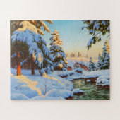 Winterlandschaft, Bessonof Art Puzzle (Horizontal)
