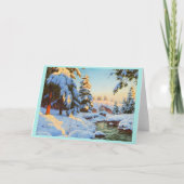 Winterlandschaft, Bessonof Karte (Vorderseite)