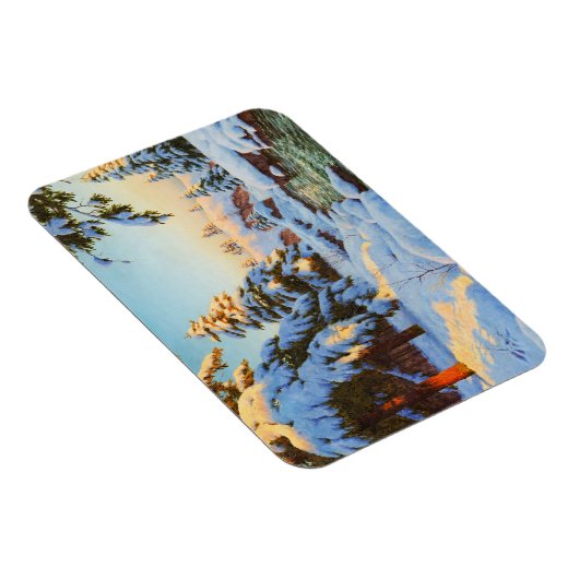 Winterlandschaft, Bessonof Magnet (Rechte Seite)