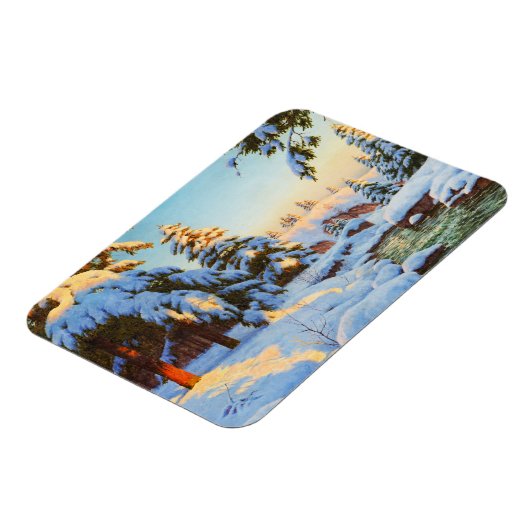 Winterlandschaft, Bessonof Magnet (Linke Seite)