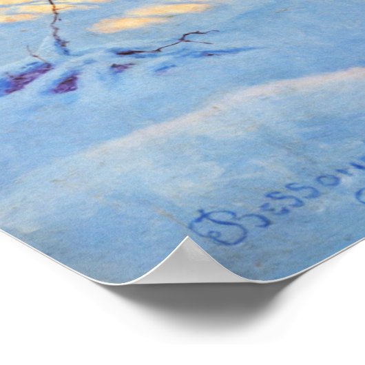 Winterlandschaft, Bessonof Poster (Ecke)