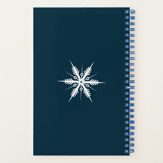 Winterlandschaft, Bessonof, Rezepte Notizblock (Rückseite)