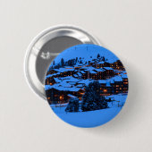 Winterlandschaft Button (Vorne & Hinten)