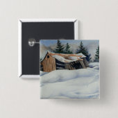 Winterlandschaft Button (Vorne & Hinten)