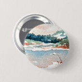 Winterlandschaft Button (Vorne & Hinten)