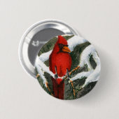 Winterlandschaft Button (Vorne & Hinten)