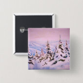 Winterlandschaft Button (Vorne & Hinten)