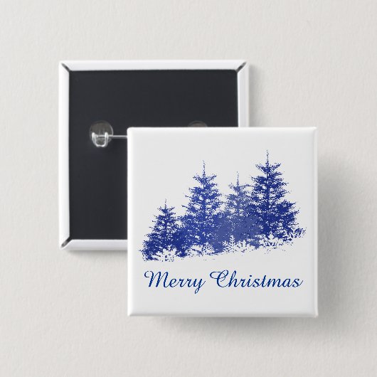 Winterlandschaft Button (Vorne & Hinten)