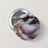 Winterlandschaft Button (Vorne & Hinten)