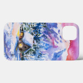 Winterlandschaft Case-Mate iPhone Hülle (Rückseite (Horizontal))