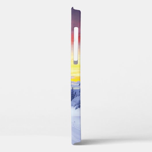 Winterlandschaft Case-Mate iPhone Hülle (Rückseite / Links)