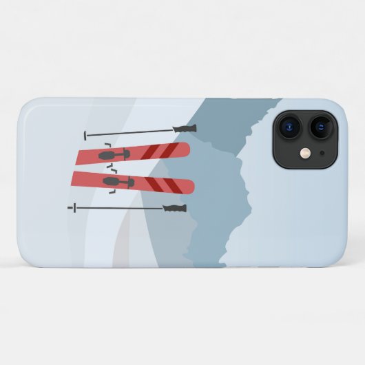 Winterlandschaft Case-Mate iPhone Hülle (Rückseite (Horizontal))