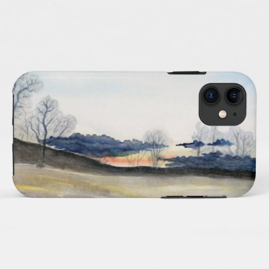 Winterlandschaft Case-Mate iPhone Hülle (Rückseite (Horizontal))