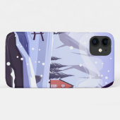 Winterlandschaft Case-Mate iPhone Hülle (Rückseite (Horizontal))