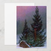 Winterlandschaft Caspar David Friedrich Ankündigung (Vorne/Hinten)