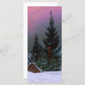 Winterlandschaft Caspar David Friedrich Card (Vorne/Hinten)