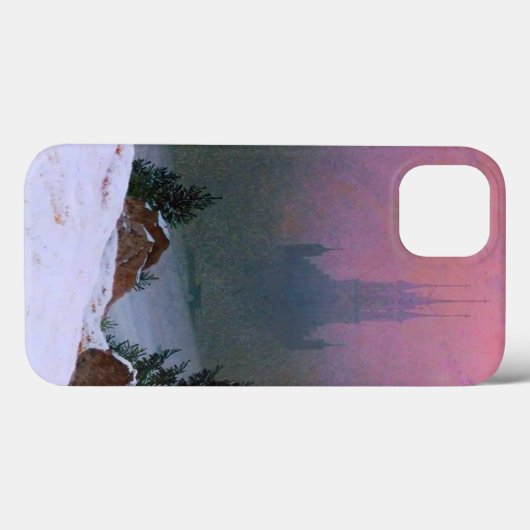 Winterlandschaft Caspar David Friedrich Case-Mate iPhone Hülle (Rückseite (Horizontal))
