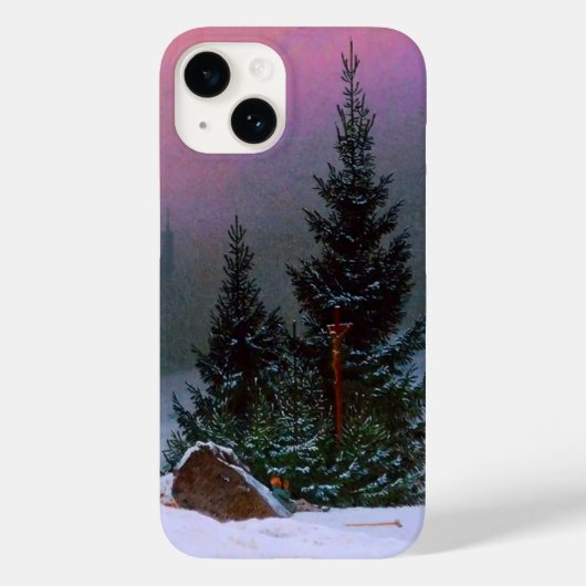 Winterlandschaft Caspar David Friedrich Case-Mate iPhone Hülle (Rückseite)