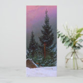 Winterlandschaft Caspar David Friedrich Einladung (Stehend Vorderseite)