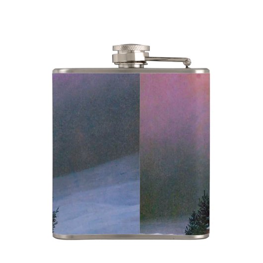 Winterlandschaft Caspar David Friedrich Flachmann (Rückseite)